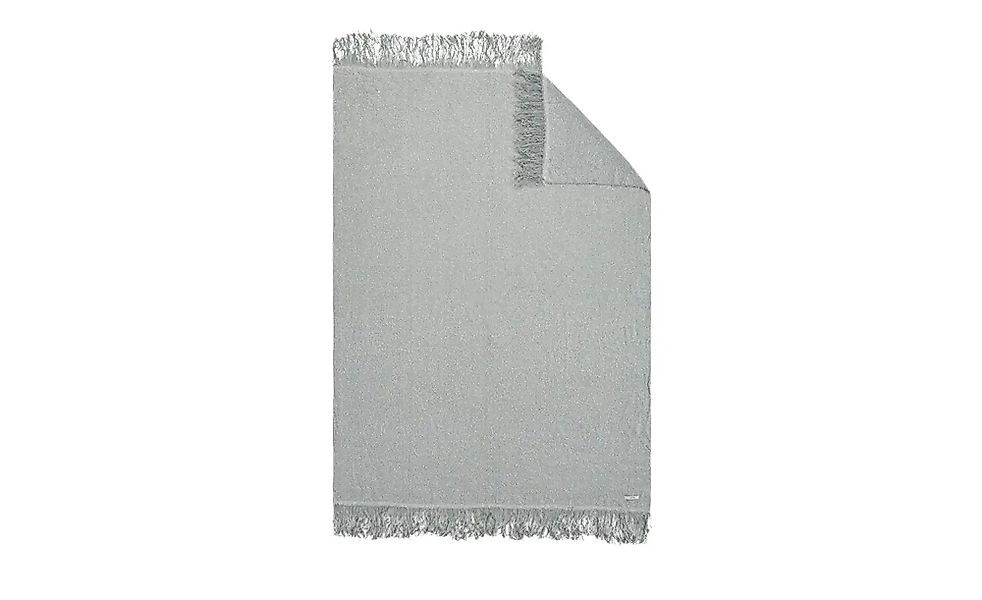 Esprit Plaid  Bouclé ¦ grau ¦ Synthetik ¦ Maße (cm): B: 130 Dekokissen & De günstig online kaufen