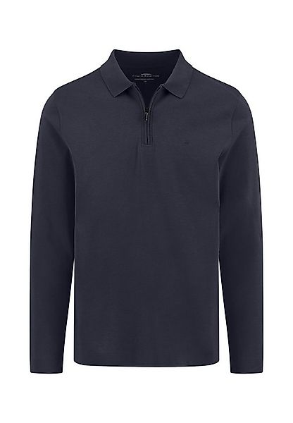 FYNCH-HATTON Langarmshirt mit Zipper und Hemdkragen günstig online kaufen