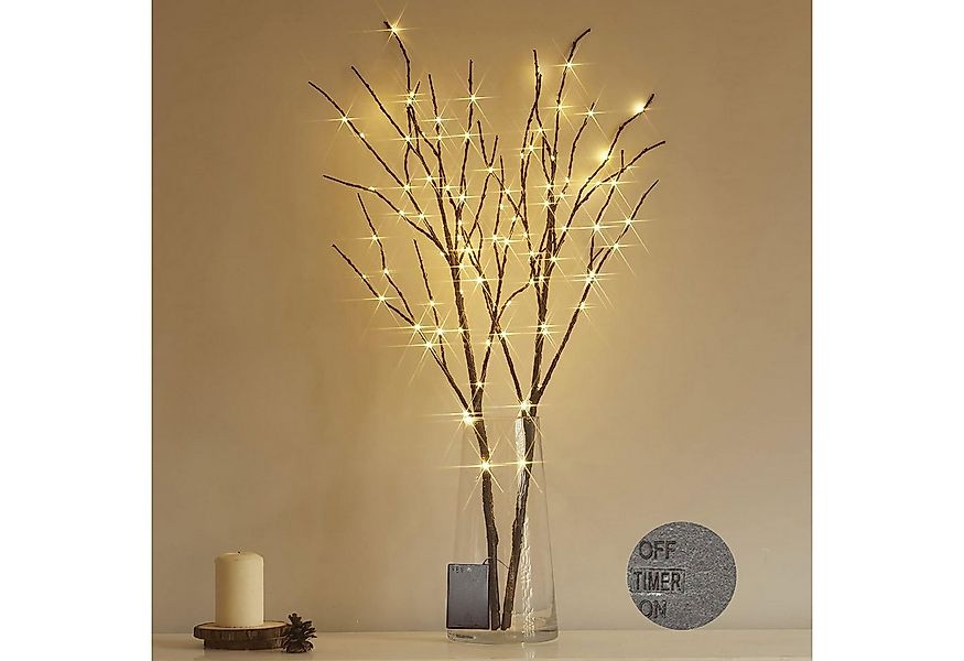 MUPOO LED-Leuchtzweig LED Leuchtzweig LED-Dekolicht Batteriebetrieben Künst günstig online kaufen