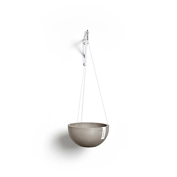 ECOPOTS Blumentopf Brussels hängend 27 Taupe, günstig online kaufen
