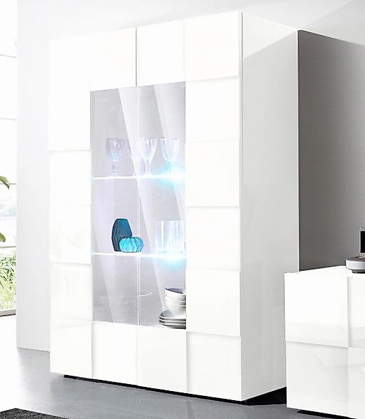 Home affaire Vitrine "Dama Höhe 166 cm, Breite 121 cm, Stauraumvitrine mit günstig online kaufen