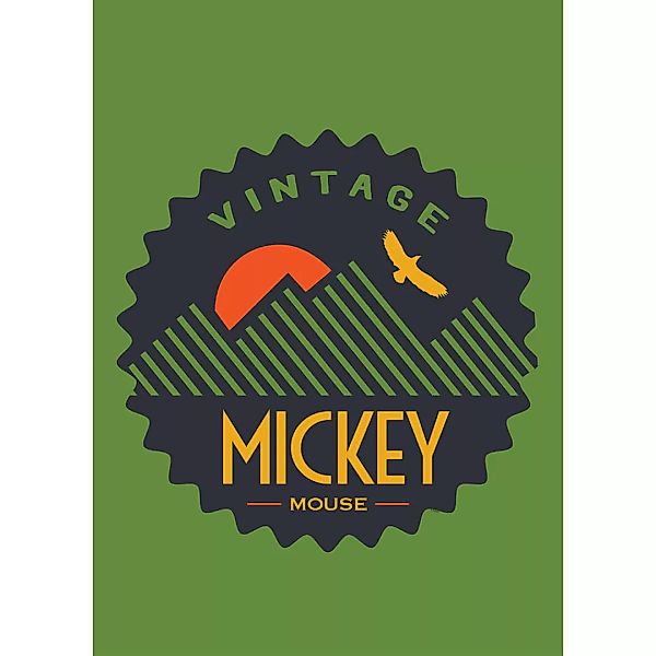 KOMAR Wandbild - Mickey Mouse Vintage - Größe: 50 x 70 cm mehrfarbig Gr. on günstig online kaufen