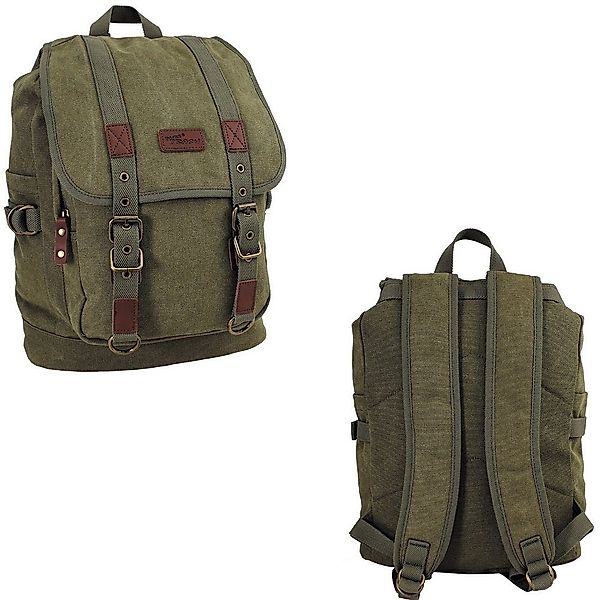 PureTrash Wanderrucksack Rucksack, Canvas, PT, oliv günstig online kaufen
