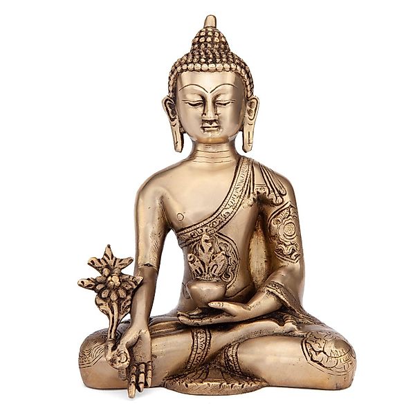 bodhi Buddhafigur Buddha Statue, Messing, ca. günstig online kaufen