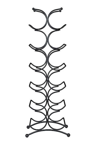 Justinus Flaschenregal LIFESTYLE, für bis zu 12 Flaschen, Schwarz matt, Met günstig online kaufen