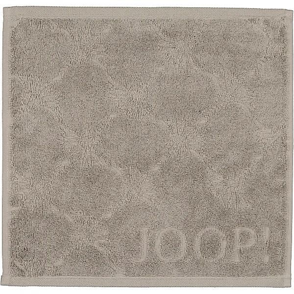 JOOP Uni Cornflower 1670 - Farbe: Graphit - 779 - Seiflappen 30x30 cm günstig online kaufen