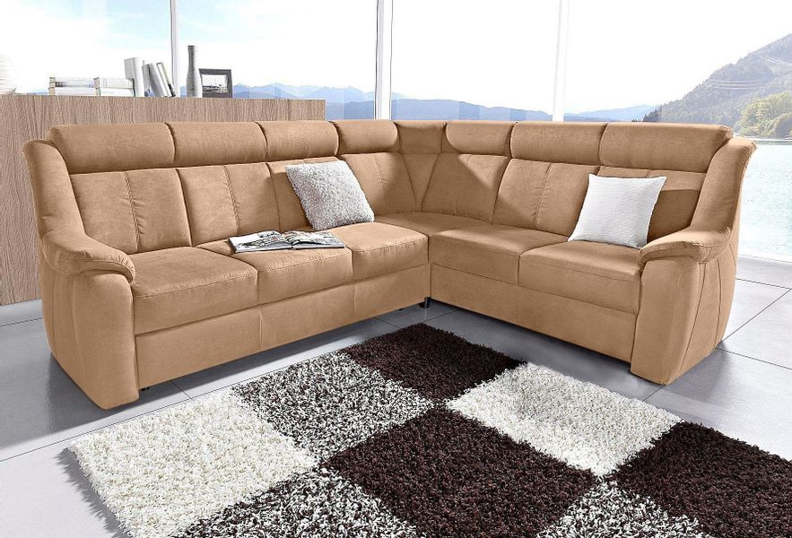 sit&more Ecksofa "Basel L-Form" wahlweise mit Relaxfunktion günstig online kaufen