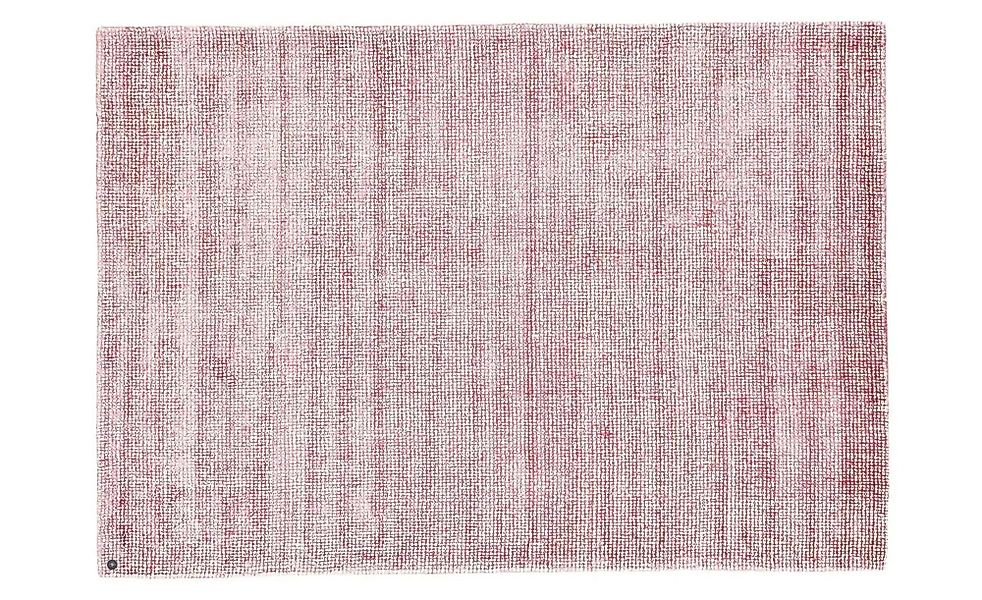 Tom Tailor Wollteppich  Groove ¦ rosa/pink ¦ Viskose ¦ Maße (cm): B: 85 H: günstig online kaufen