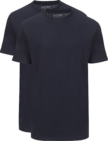 Slater 2er-Pack American T-shirt Dunkelblau - Größe XL günstig online kaufen