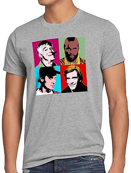 style3 T-Shirt Das Team mr.t hannibal murdock a-team 80er tv-serie günstig online kaufen