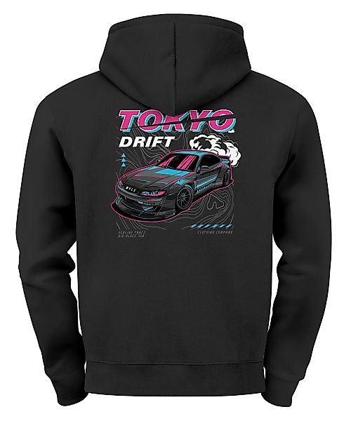 Neverless Hoodie Hoodie Backprint Herren Tokyo günstig online kaufen