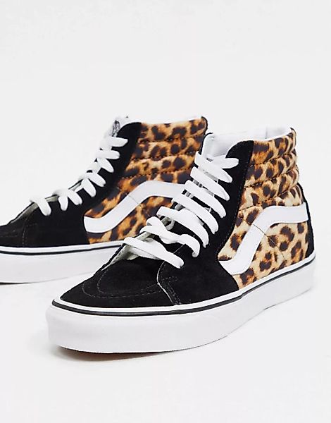 Vans – Sk8-Hi Sneaker in Leopardenmuster-Mehrfarbig günstig online kaufen