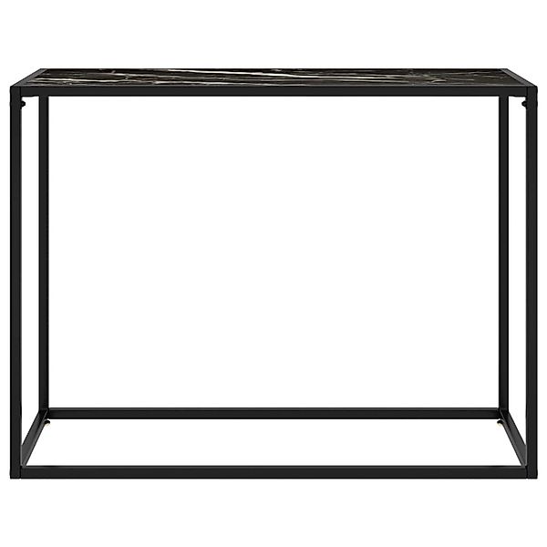vidaXL Konsolentisch Schwarz 100x35x75 cm Hartglas Modell 3 günstig online kaufen