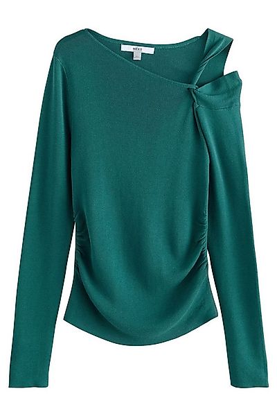 Next Strickpullover Weicher Langarm-Pullover mit Schulterdetail (1-tlg) günstig online kaufen