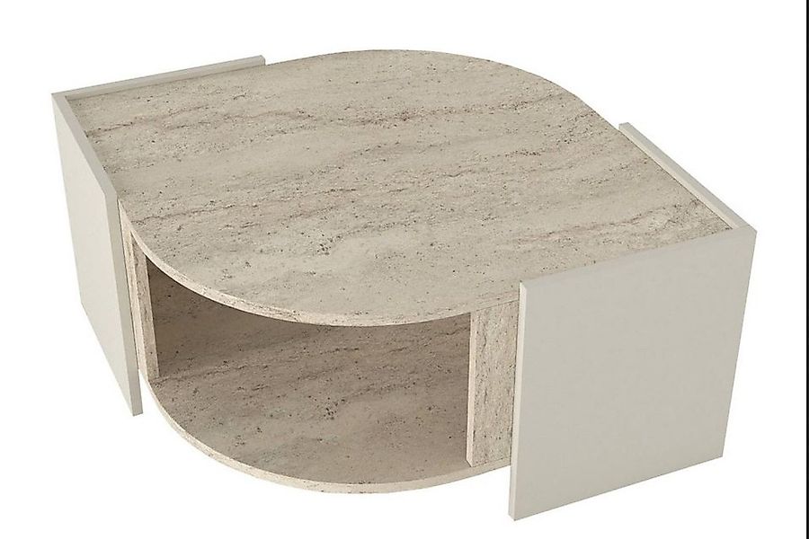 ibonto Couchtisch Wohnzimmertisch Moderner Beige mit günstig online kaufen