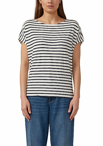 s.Oliver Kurzarmshirt Sommershirt mit grafischem Muster günstig online kaufen