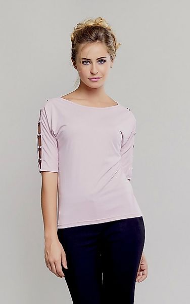 Passioni T-Shirt mit Cut-Outs günstig online kaufen