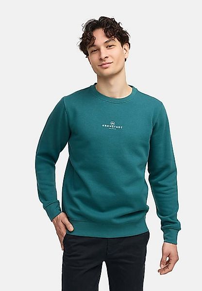 Kronstadt Sweater KSLars Printsweater Crewneck mit dezentem Logoprint auf d günstig online kaufen