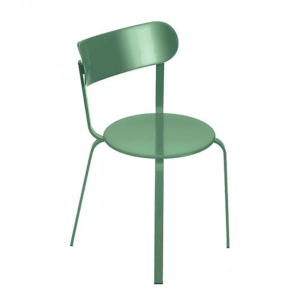 la palma - Stil S48 Stuhl Vierbeingestell stapelbar - verde petrolio grün/B günstig online kaufen