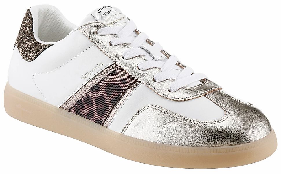 Tamaris Plateausneaker, Freizeitschuh, Halbschuh, Schnürschuh mit Glitter a günstig online kaufen