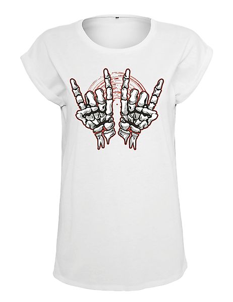Youth Designz Print-Shirt "Skelett Hand Rock" günstig online kaufen