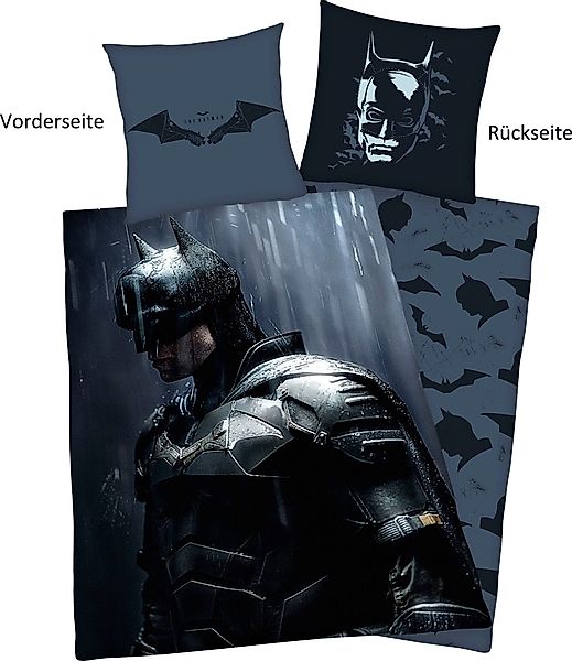 Batman Wendebettwäsche Batman, Renforcé, 2 teilig, günstig online kaufen