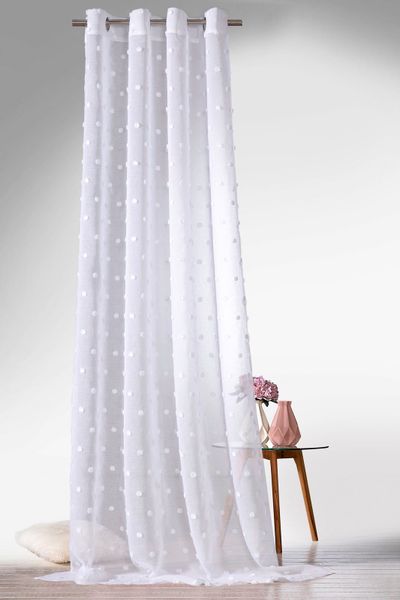 Weckbrodt Gardine "Julina" Ösen 1 Stk. tlg. Leinen-Optik, transparent, mit günstig online kaufen