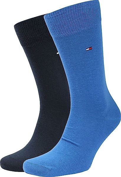 Tommy Hilfiger Classic 2-Pack Socken Blau 147 - Größe 43-46 günstig online kaufen