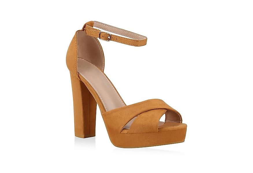 VAN HILL 830733 Plateausandaletten Damen Plateau Sandaletten Blockabsatz Pa günstig online kaufen