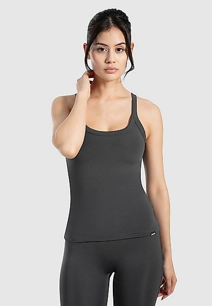 Smilodox Tanktop Missie, figurbetontes Sporttop, schmale Träger, breiter Bu günstig online kaufen