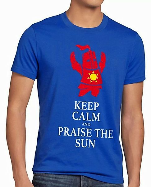 style3 T-Shirt Keep Calm Praise the Sun Dark Sunbro Solaire Souls Sonnen Ri günstig online kaufen