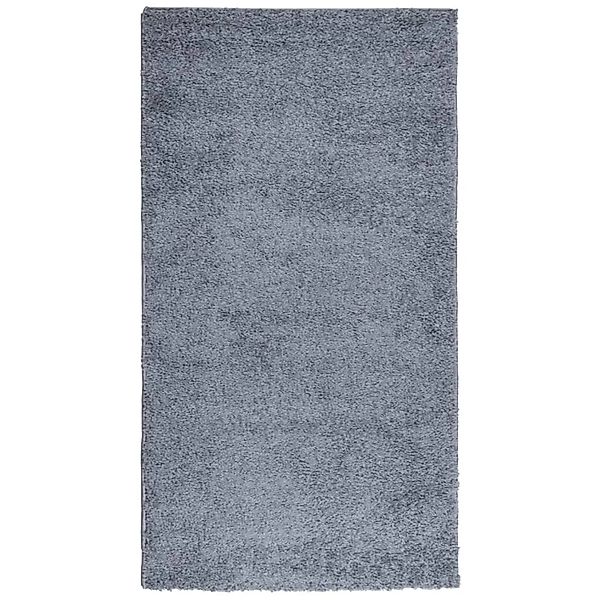 vidaXL Teppich Shaggy Hochflor Modern Blau 80x150 Cm 1955272 günstig online kaufen