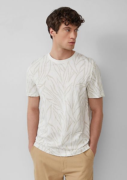 s.Oliver Kurzarmshirt Baumwollshirt mit Print und günstig online kaufen