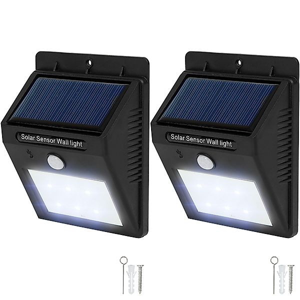 tectake LED Gartenstrahler 2er-Set Solarlampe mit günstig online kaufen