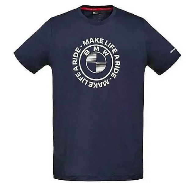 BMW T-Shirt BMW M Performance Motorsport Make Life A Ride T-Shirt BLau günstig online kaufen