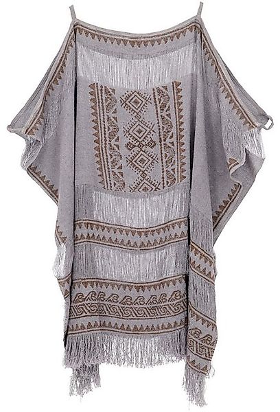 Guru-Shop Langjacke Boho Poncho, leichtes oversize Boho Cape -.. günstig online kaufen