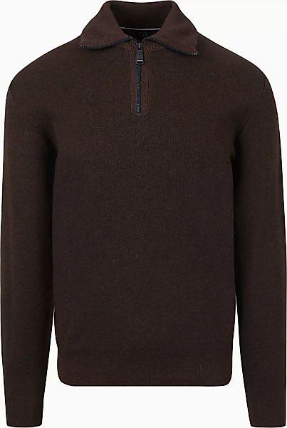 Casa Moda Halfzip Pullover Braun - Größe 3XL günstig online kaufen