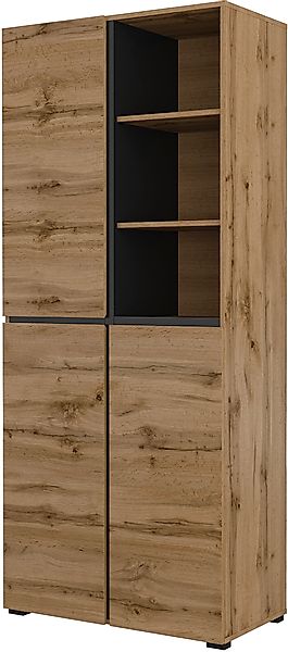 INOSIGN Schuhschrank "Cross, Höhe 183,5cm, modernes griffloses Schuhregal m günstig online kaufen