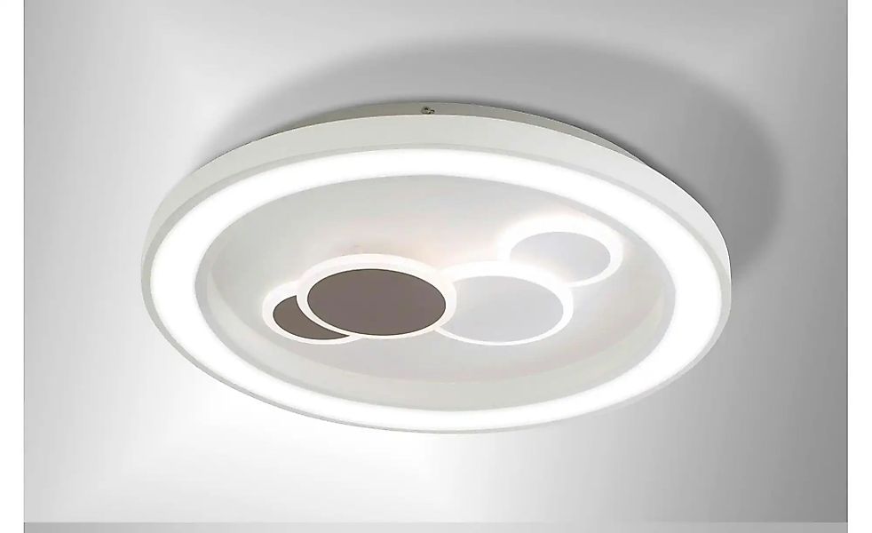 Paul Neuhaus LED-Deckenleuchte Eliza Weiß Ø 60 cm günstig online kaufen