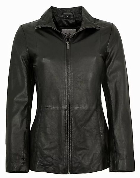 7eleven Lederjacke Cara/L 7eleven - Damen Lederjacke Lammnappa schwarz günstig online kaufen