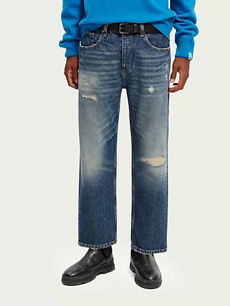 Scotch & Soda The Vert Jeans im Straight Leg Fit – Blauw Rogue günstig online kaufen