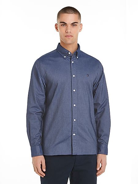 Tommy Hilfiger Langarmhemd "SOLID HERITAGE OXFORD RF SHIRT" günstig online kaufen