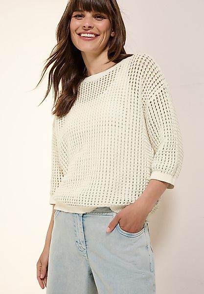 CECIL Strickpullover in Häkel-Optik günstig online kaufen