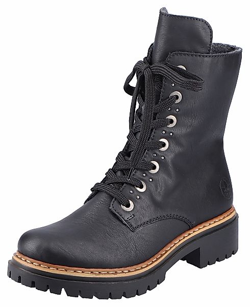 Rieker Schnürstiefelette "Rieker Stiefelette Lederimitat" günstig online kaufen