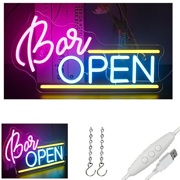 MUPOO LED Dekolicht LED-Neonschild Bar Dimmbar günstig online kaufen