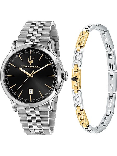 MASERATI Chronograph Maserati Herren-Uhren-Sets Analog Quarz günstig online kaufen