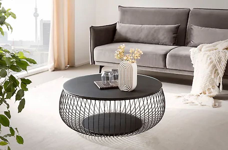 SalesFever Couchtisch »Couchtisch im minimalistischen Stil« 10 mm starke Kl günstig online kaufen