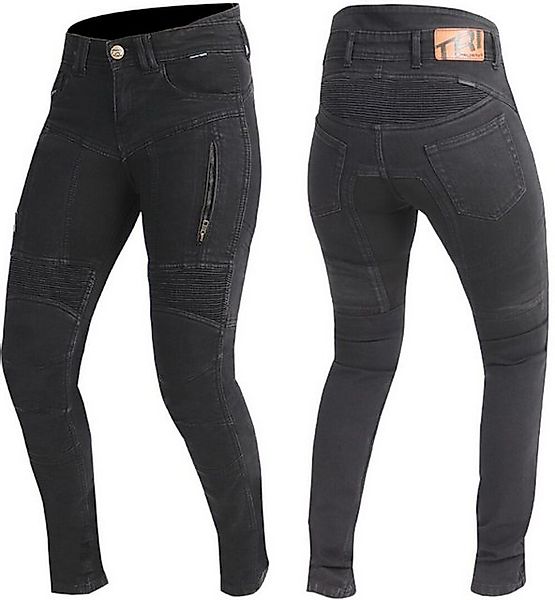 Trilobite Motorradhose Parado Black Skinny Damen Motorrad Jeans Knieprotekt günstig online kaufen
