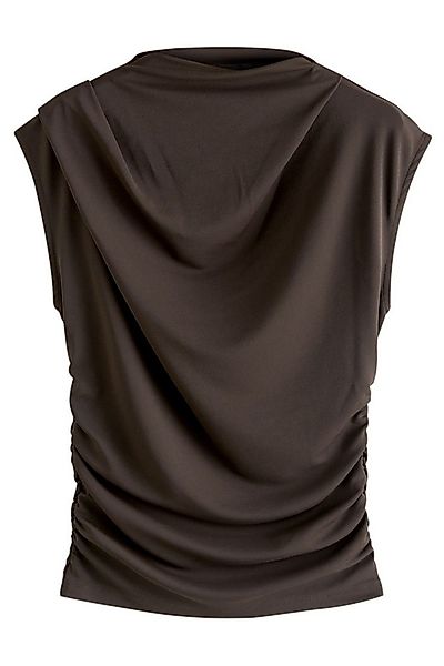 Next Kurzarmbluse Ärmelloses, hochgeschlossenes Oberteil (1-tlg) günstig online kaufen