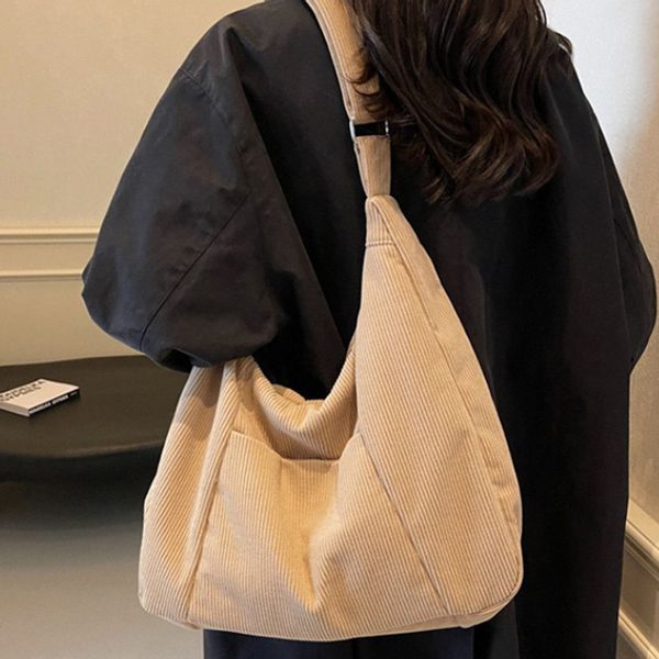 Coonoor Umhängetasche Damen Groß Cord Tasche günstig online kaufen